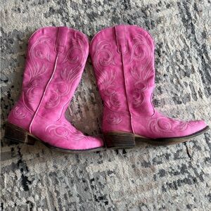 Roper Pink Cowgirl Boots